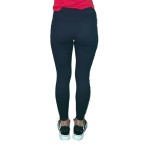 Colanti sport, culoare negru, model cu linie love